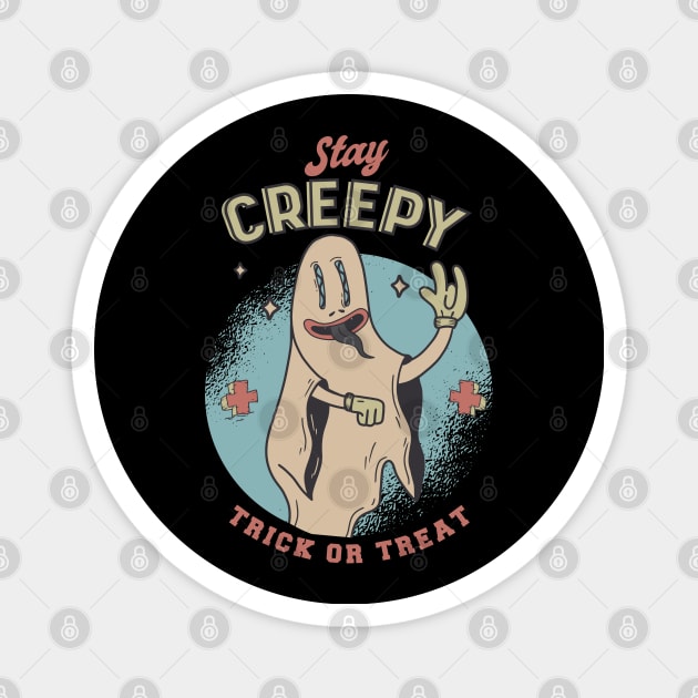 Stay Creepy Halloween Magnet by Safdesignx